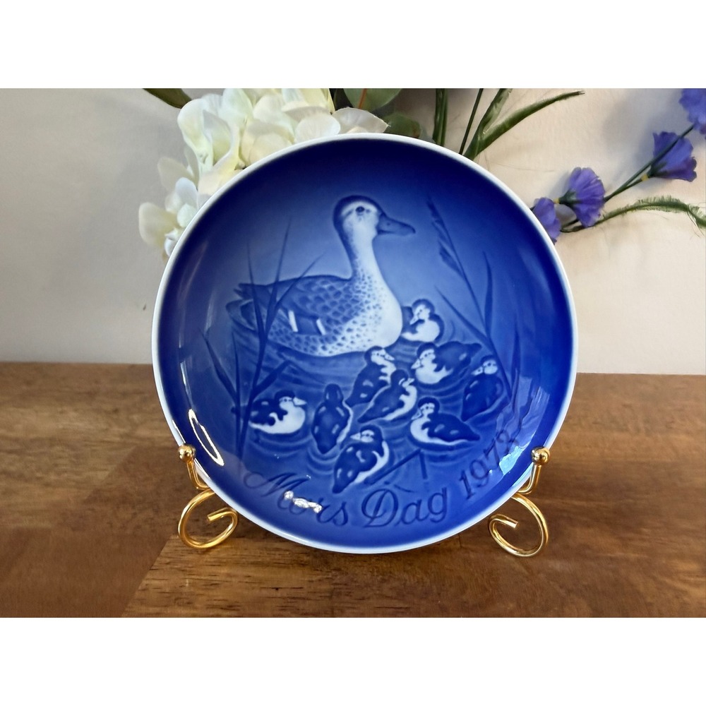 Vintage Bing & Grondahl B&G Mother's Day 1973 Ducklings Danish Plate